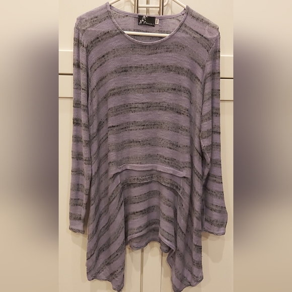 Fenini striped knit tunic top - Picture 8 of 8